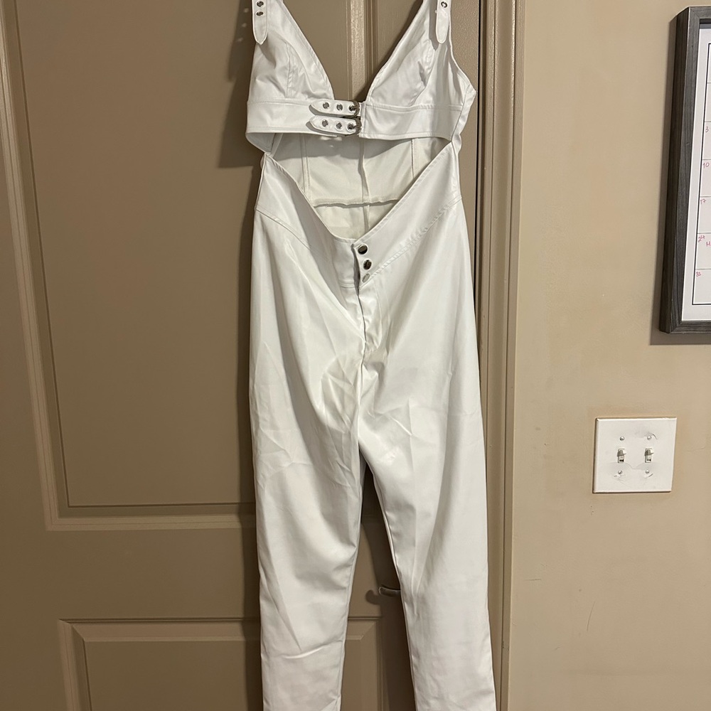Fashion Nova Elegant White Jumpsuit